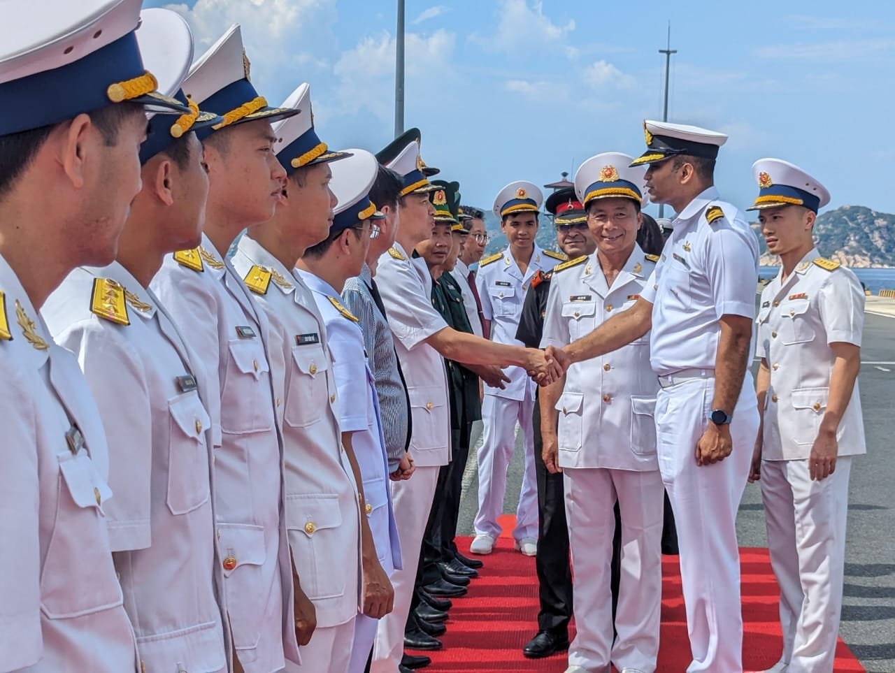 Visit to Vietnam's Cam Ranh Bay by Indian Naval Ship Kiltan