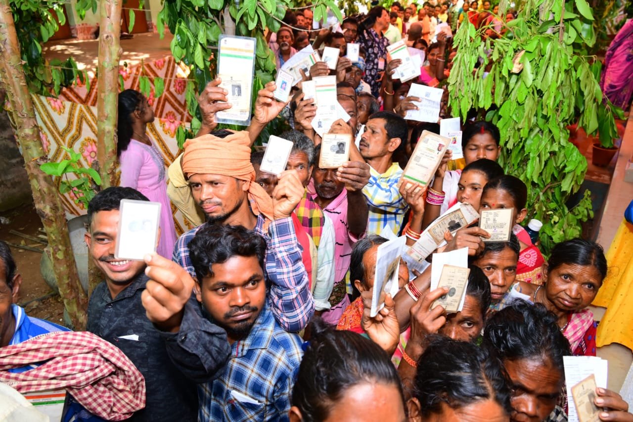 Peaceful polling in 58 PCs of 8 states/UTs in 6th phase