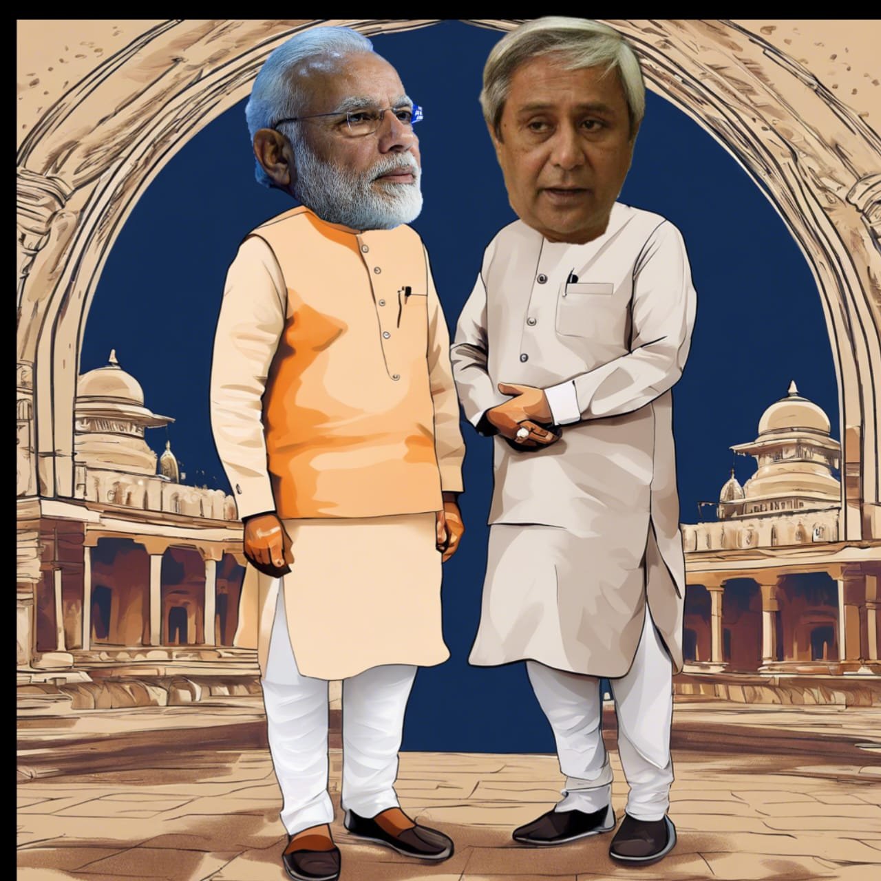 Chief Minister Naveen Patnaik and Prime Minister Narendra Modi