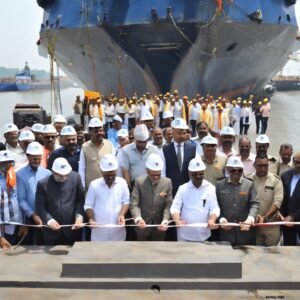 Foundation stone of 8th ASW SW SW (former GRSE) at M/s Kolkata on May 24 on May 10.