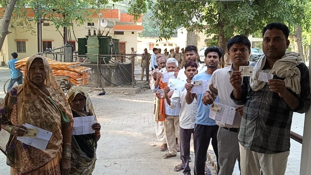 Peaceful polling in 58 PCs of 8 states/UTs in 6th phase