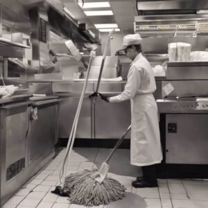 McDonald's Employee Caught Using Dirty Mop Above French Fries