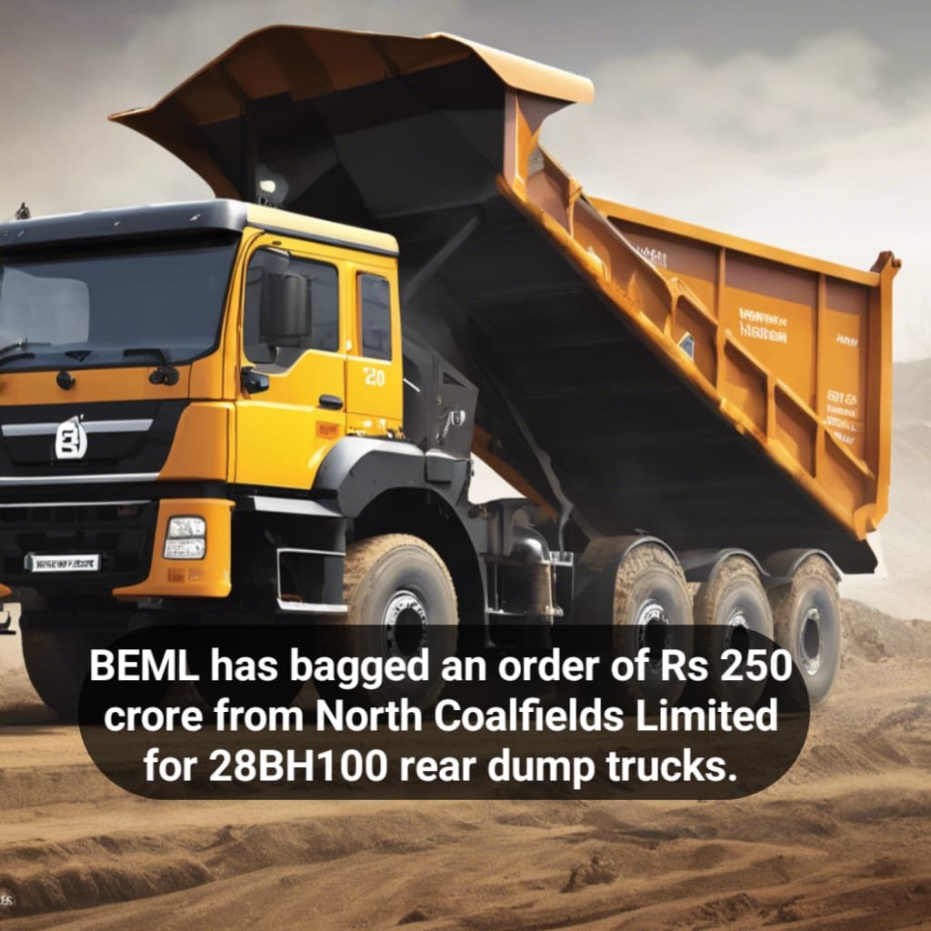 The BEML BH100 rear dump truck is famous for its robust design